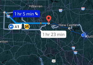 Entering PA