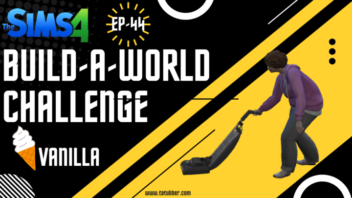 Sims4 Build-A-World Challenge Vanilla – EP44 A Place For Laundry